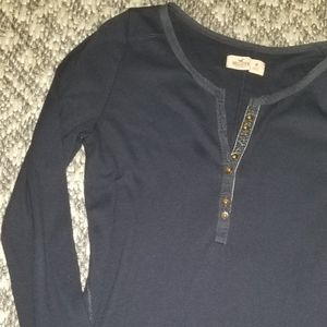 Hollister l.s. ribbed tee
